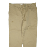 DICKIES Mens Trousers Beige Regular Tapered W42 L32