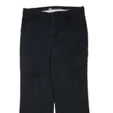 DICKIES Womens Trousers Black Regular Straight W34 L29