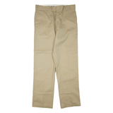 DICKIES Flex Mens Trousers Beige Regular Straight W36 L34