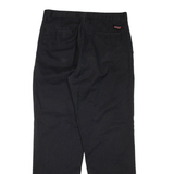 DICKIES Mens Trousers Black Regular Straight W30 L31