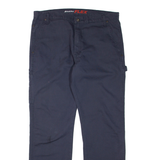 DICKIES Flex Mens Trousers Blue Regular Straight W36 L32