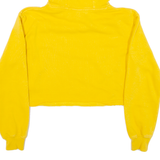 ELLESSE Cropped Womens Yellow Hoodie UK 4