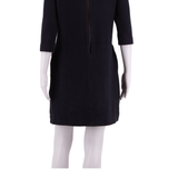 GANNI Pockets Womens A-Line Dress Blue Knee Length S