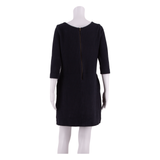 GANNI Pockets Womens A-Line Dress Blue Knee Length S