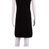MONSOON Womens Shift Dress Black Short Sleeve Knee Length UK 10
