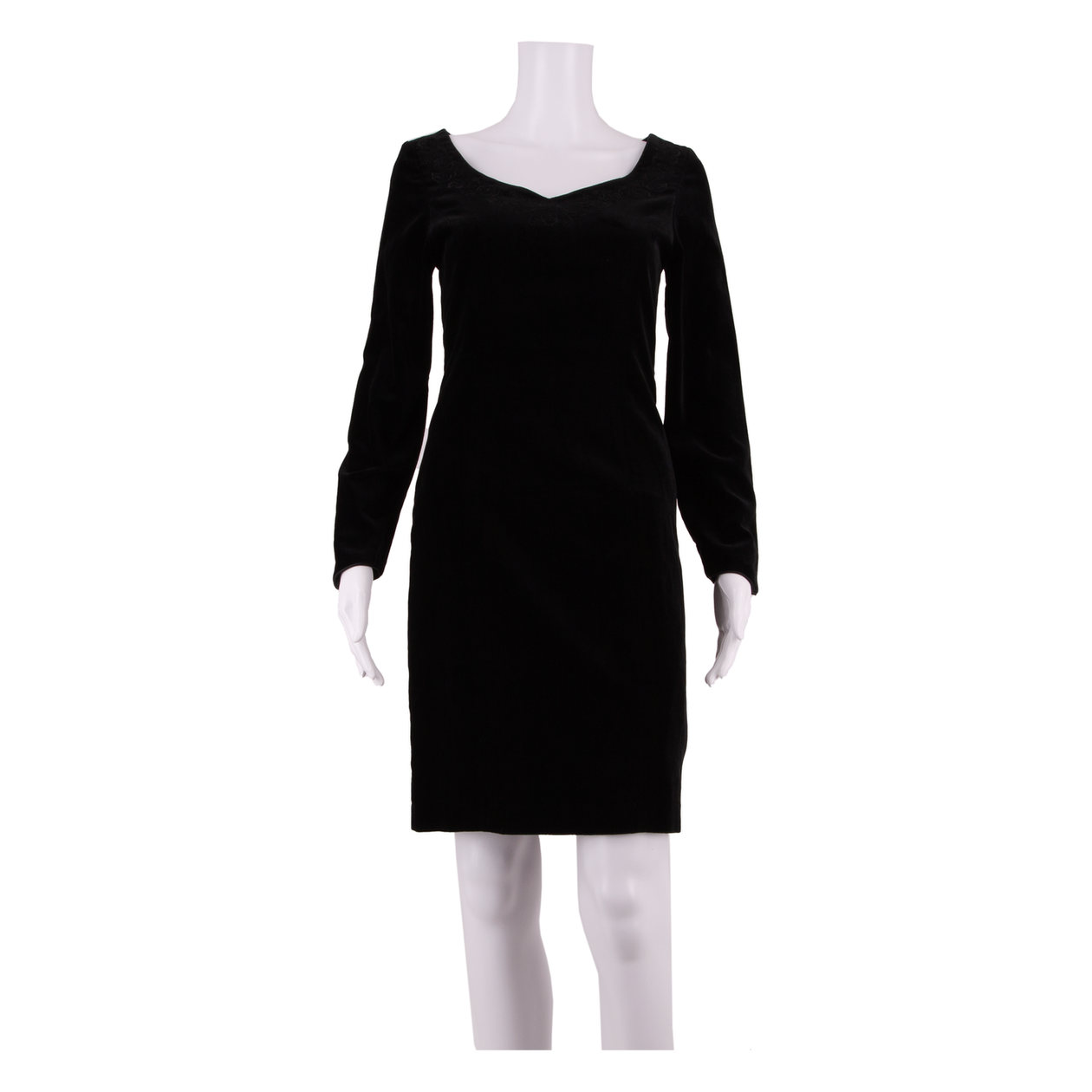 laura ashley black velvet dress Womens Pencil 90s Knee Length UK 8 Item is in good Neck Size:17 1/2 Halter-Neck Backless Mini Dress published_date:2026-03-02T16:47:07Z