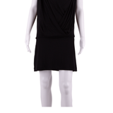 MASSIMO DUTTI Womens Shift Dress Black Sleeveless Knee Length S