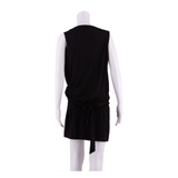MASSIMO DUTTI Womens Shift Dress Black Sleeveless Knee Length S