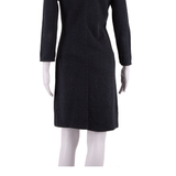 WHITE STUFF Pocketed Womens Shift Dress Grey Knee Length UK 8