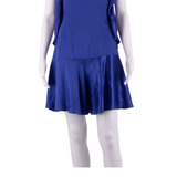 KAREN MILLEN Womens Fit & Flare Dress Blue Short Sleeve Knee Length UK 10