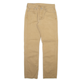 LEVI'S 514 Mens Trousers Beige Slim Straight W30 L32