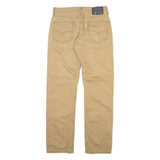 LEVI'S 514 Mens Trousers Beige Slim Straight W30 L32