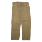 LEVI'S 505 Mens Trousers Beige Regular Straight W36 L29