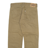 LEVI'S 505 Mens Trousers Beige Regular Straight W36 L29