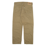 LEVI'S 505 Mens Trousers Beige Regular Straight W36 L29