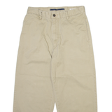 NAUTICA Mens Trousers Beige Relaxed Straight W30 L24