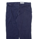 CARHARTT Workwear Mens Trousers Blue Relaxed Straight W38 L30