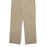 CARHARTT Carpenter Mens Trousers Beige Relaxed Straight W30 L32