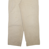 CELIO Mens Trousers Beige Relaxed Straight W34 L29