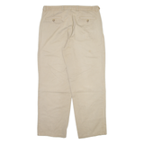CELIO Mens Trousers Beige Relaxed Straight W34 L29