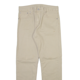 LEVI'S Mens Trousers Beige Regular Straight W30 L30