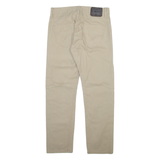 LEVI'S Mens Trousers Beige Regular Straight W30 L30