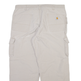 CARHARTT Carpenter Mens Trousers Grey Relaxed Straight W40 L30