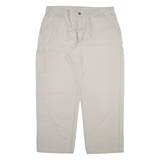 CARHARTT Carpenter Mens Trousers Grey Relaxed Straight W40 L30