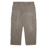 CARHARTT Carpenter Mens Trousers Grey Relaxed Straight W40 L30