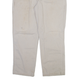 CARHARTT Carpenter Mens Trousers Beige Relaxed Straight W40 L30