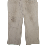 CARHARTT Carpenter Mens Trousers Beige Relaxed Straight W32 L30