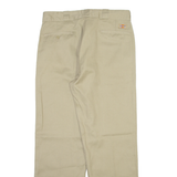 DICKIES 874 Workwear Mens Trousers Beige Regular Straight W36 L32