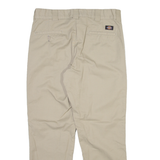 DICKIES Mens Trousers Beige Regular Straight W34 L30