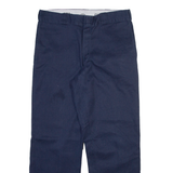 DICKIES 874 Workwear Mens Trousers Blue Regular Straight W32 L29