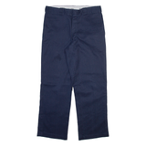 DICKIES 874 Workwear Mens Trousers Blue Regular Straight W32 L29