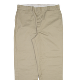 DICKIES Mens Trousers Beige Regular Straight W40 L32