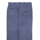 DICKIES 874 Workwear Mens Trousers Blue Regular Straight W34 L27