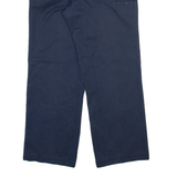 DICKIES Mens Trousers Blue Regular Straight W36 L32
