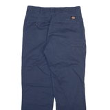 DICKIES Mens Trousers Blue Regular Straight W32 L32