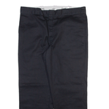 DICKIES 874 Workwear Mens Trousers Black Regular Straight W38 L28