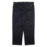 DICKIES 874 Workwear Mens Trousers Black Regular Straight W38 L28