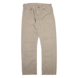 LEVI'S 514 Mens Trousers Beige Slim Straight W35 L32