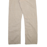 LEVI'S 514 Mens Trousers Beige Slim Straight W35 L32