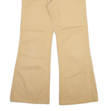 LEVI'S Womens Trousers Beige Regular Flared W30 L29