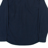 DKNY Mens Shirt Blue Striped Long Sleeve M