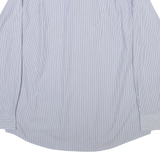 LAUREN RALPH LAUREN Mens Shirt Blue Striped Long Sleeve XL