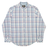 TIMBERLAND Mens Shirt White Check Long Sleeve L