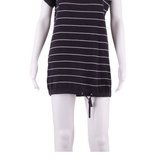 LAURA ASHLEY Womens T-Shirt Dress Blue Striped Short Sleeve Short UK 10