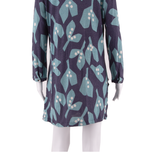 WHITE STUFF Womens Shift Dress Blue Crazy Pattern Knee Length UK 12