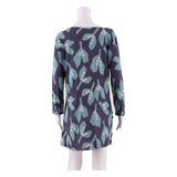 WHITE STUFF Womens Shift Dress Blue Crazy Pattern Knee Length UK 12